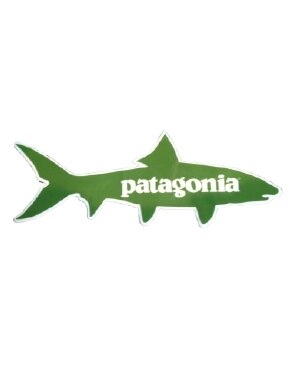 Patagonia Bonefish Sticker in Green